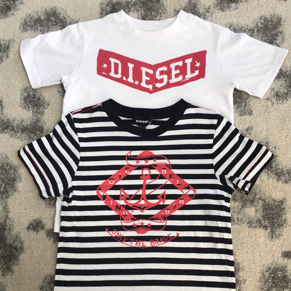 Boys Diesel tee shirts